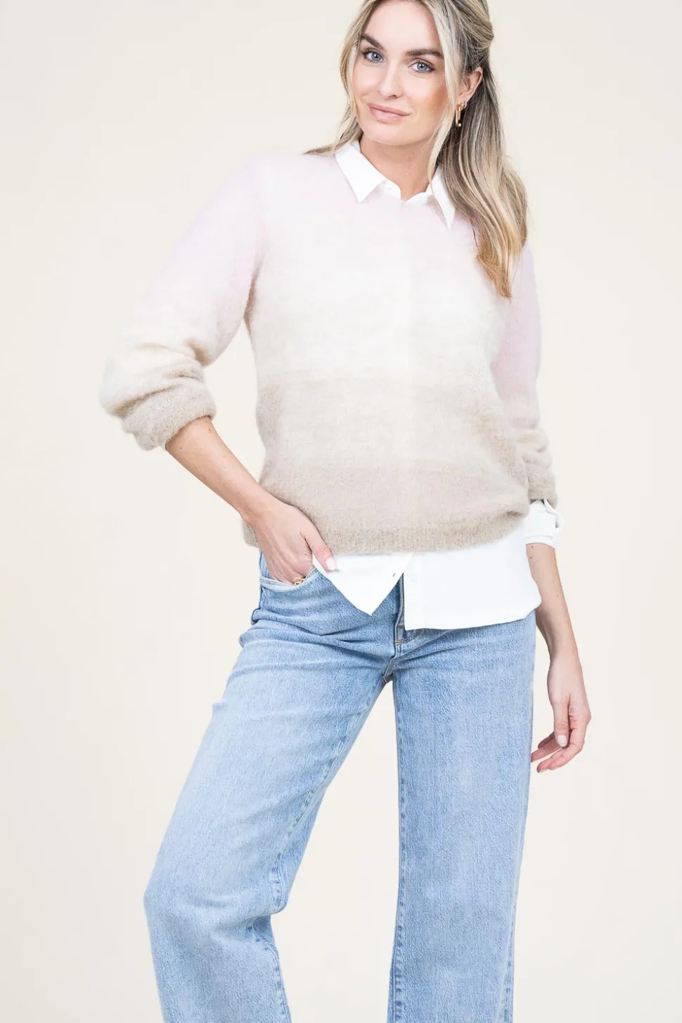 Alpaca Mix Soft Sweater Lura | Natural... | Second Female | Little Soho