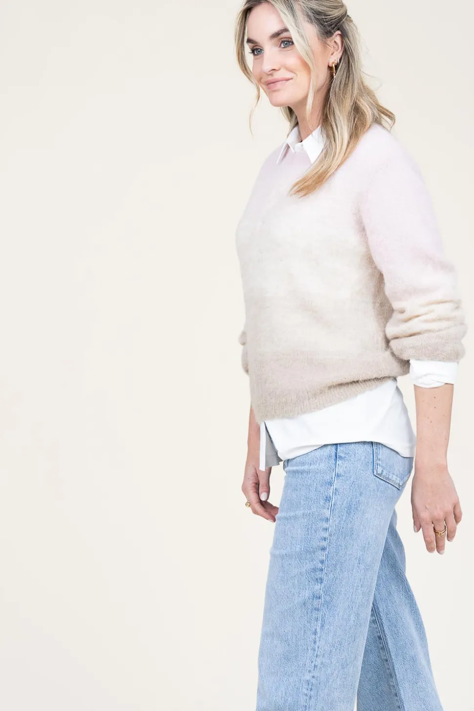 Alpaca Mix Soft Sweater Lura | Natural... | Second Female | Little Soho