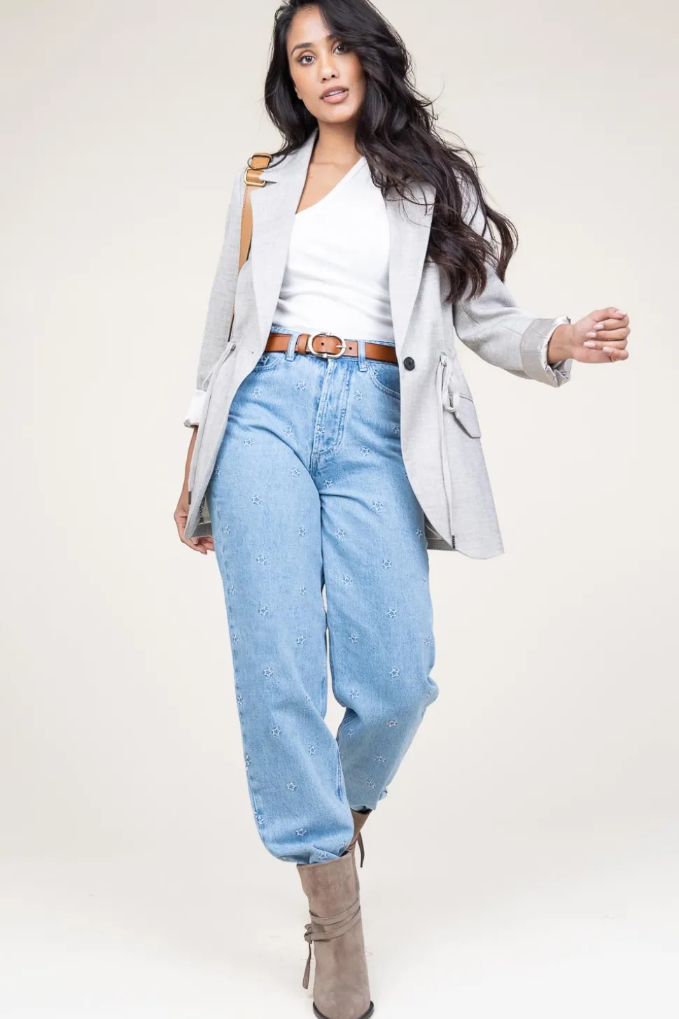 Baby Rib One-Shoulder Top Siv | White... | Copenhagen Muse | Little Soho