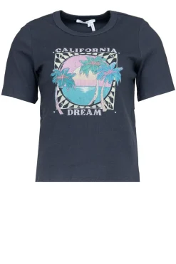 Babyrib T-Shirt With Print Cerena | Black... | Ba&Sh | Little Soho