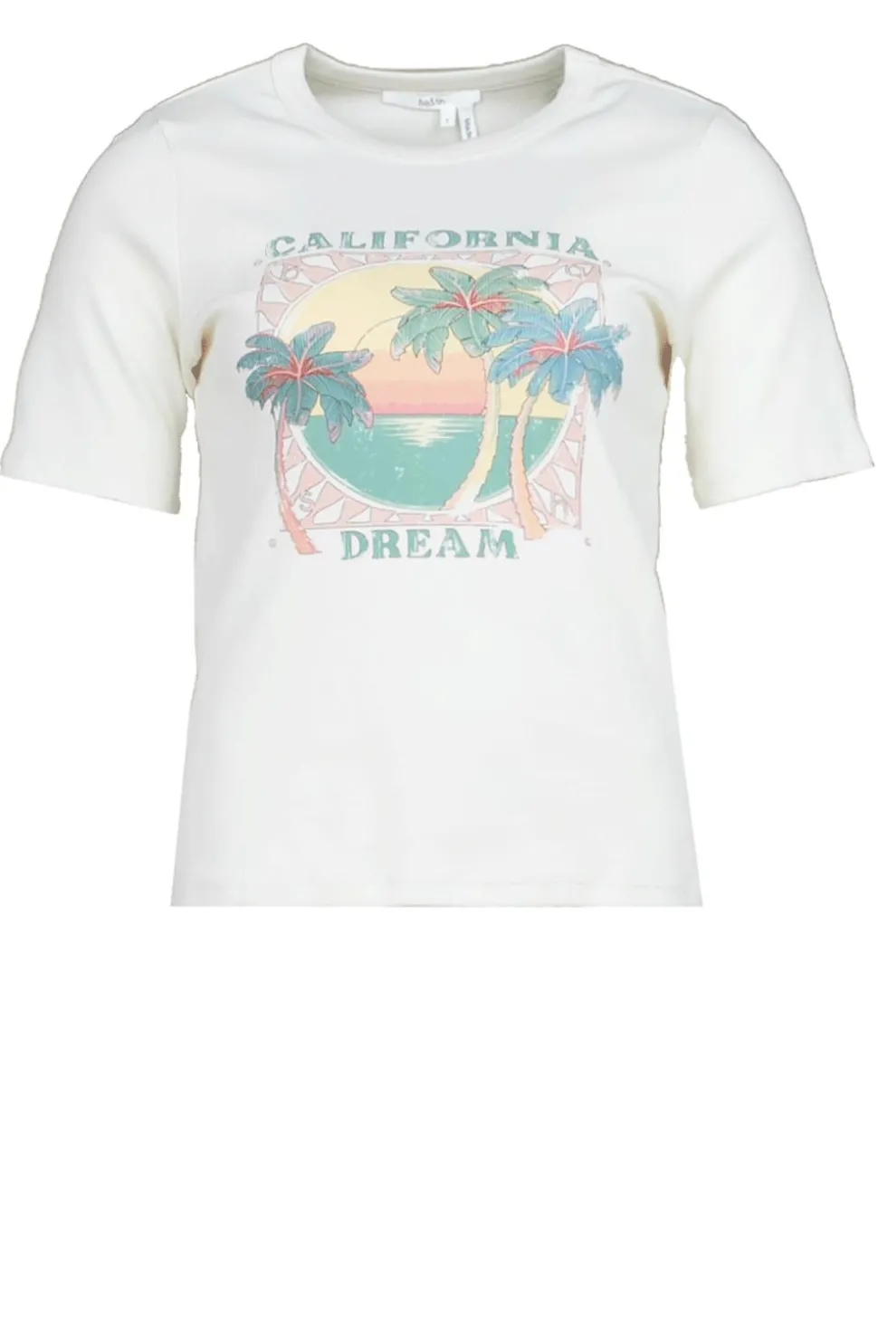 Babyrib T-Shirt With Print Cerena | Natural... | Ba&Sh | Little Soho