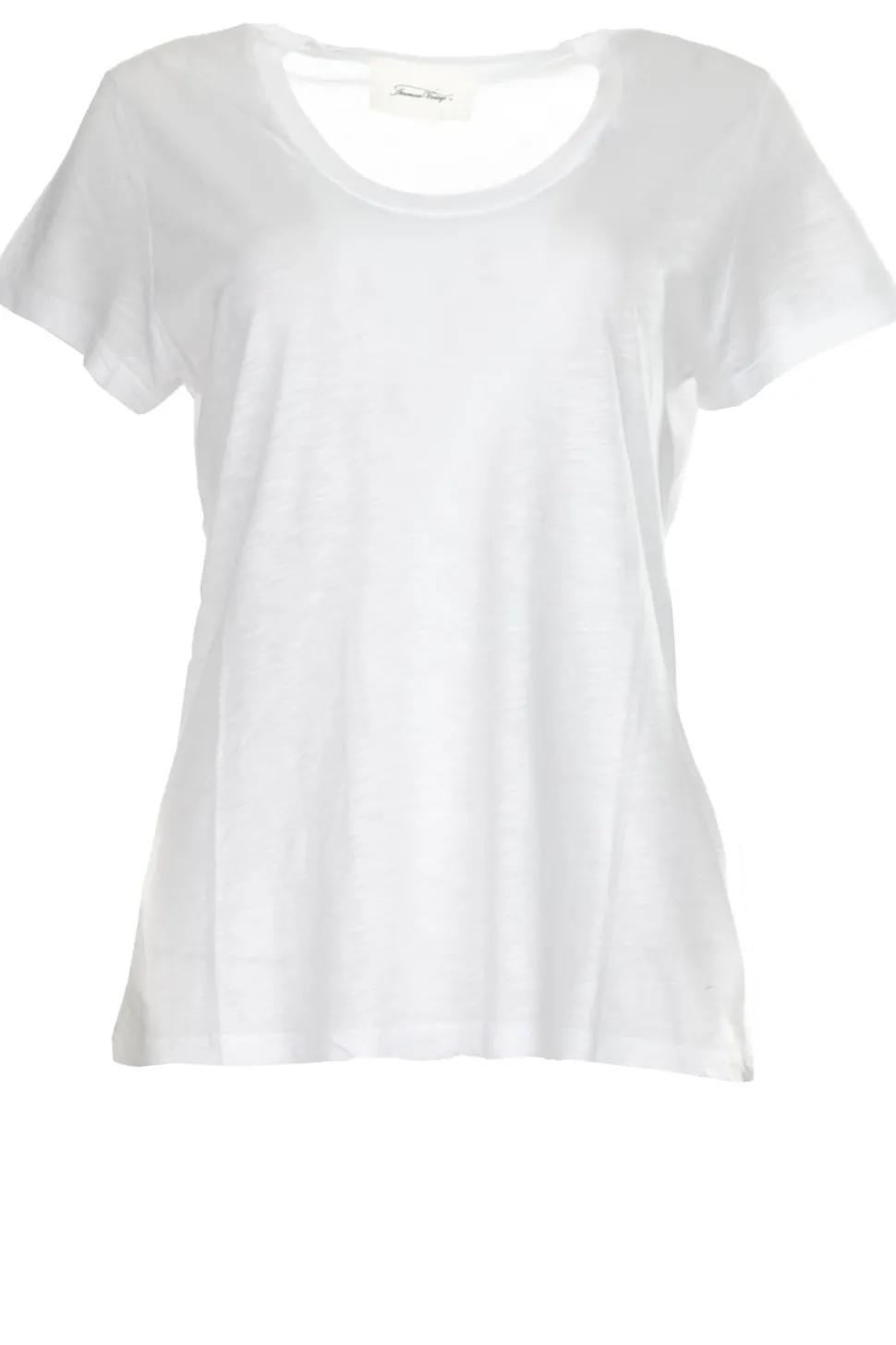 Basic T-Shirt With Round Neck Jacksonville | White... | American Vintage | Little Soho