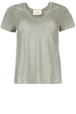 Basic V-Neck T-Shirt Jacksonville | Grey... | American Vintage | Little Soho