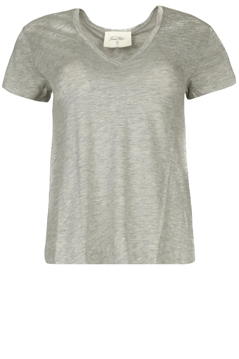 Basic V-Neck T-Shirt Jacksonville | Grey... | American Vintage | Little Soho