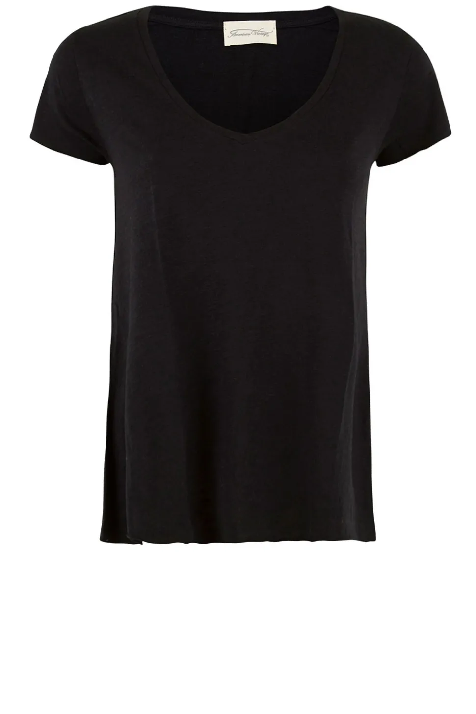 Basic V-Neck T-Shirt Jacksonville | Black... | American Vintage | Little Soho
