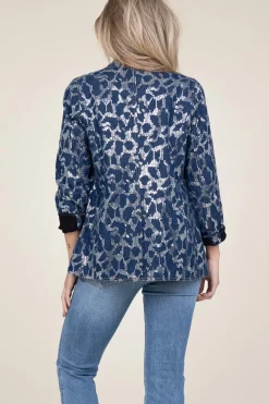 Blazer With Sequins Segal | Blue... | Co'Couture | Little Soho