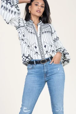 Blouse Pia | Naturel... | Scarlett Poppies | Little Soho