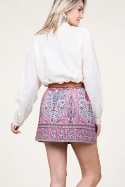 Blouse With Openwork Details Sienna | Natural... | Lollys Laundry | Little Soho