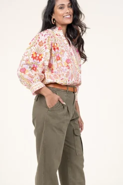 Blouse With Print Emilia | Pink... | Stella Forest | Little Soho
