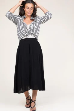 Blouse With Print Sus | Black... | Lollys Laundry | Little Soho