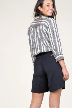 Blouse With Print Sus | Black... | Lollys Laundry | Little Soho