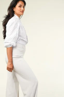Blouse With Ruffles Perth | White... | Lollys Laundry | Little Soho