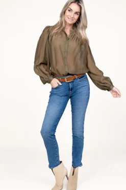 Blouse Zoya | Green... | Aaiko | Little Soho