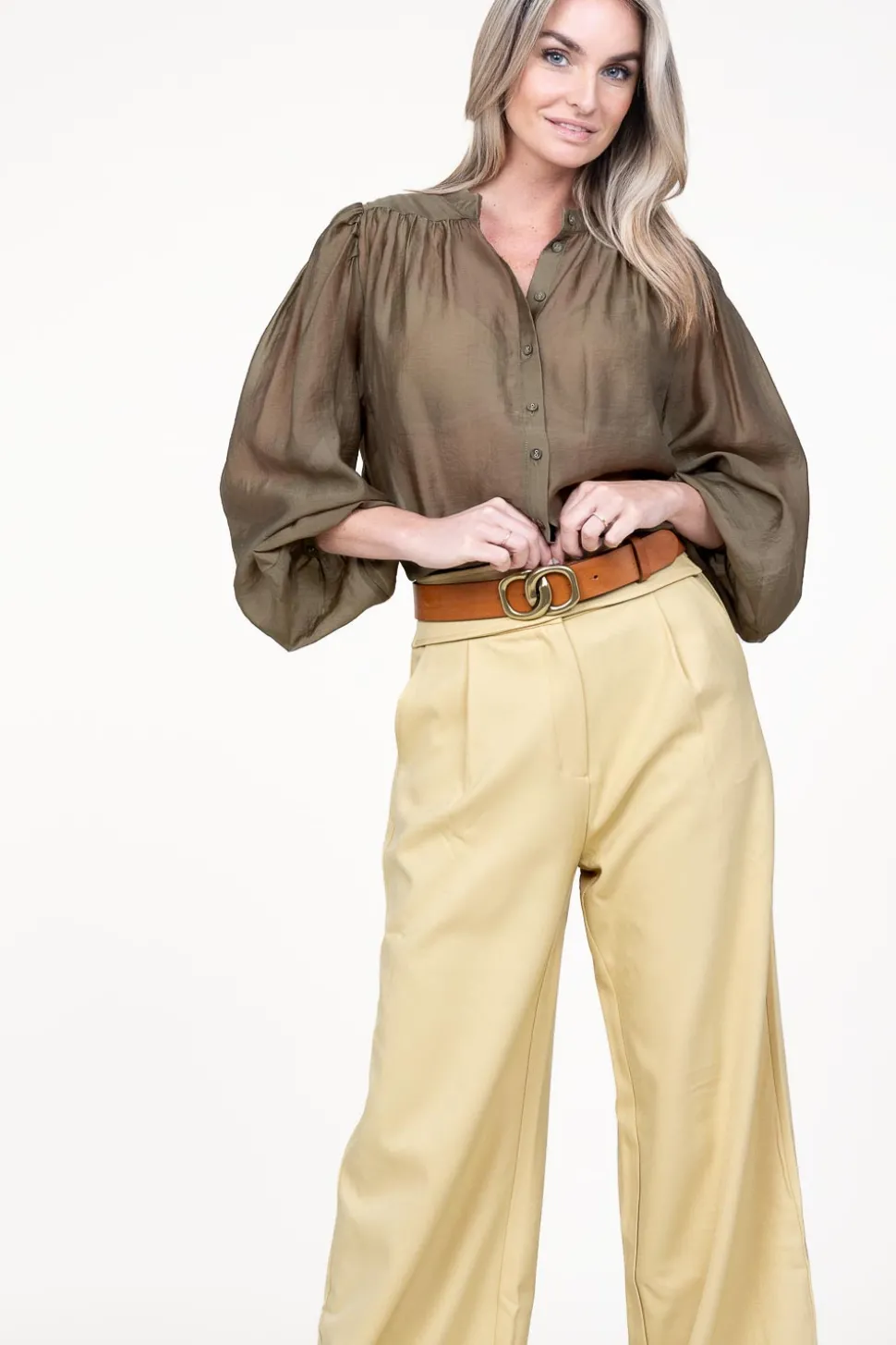 Blouse Zoya | Green... | Aaiko | Little Soho
