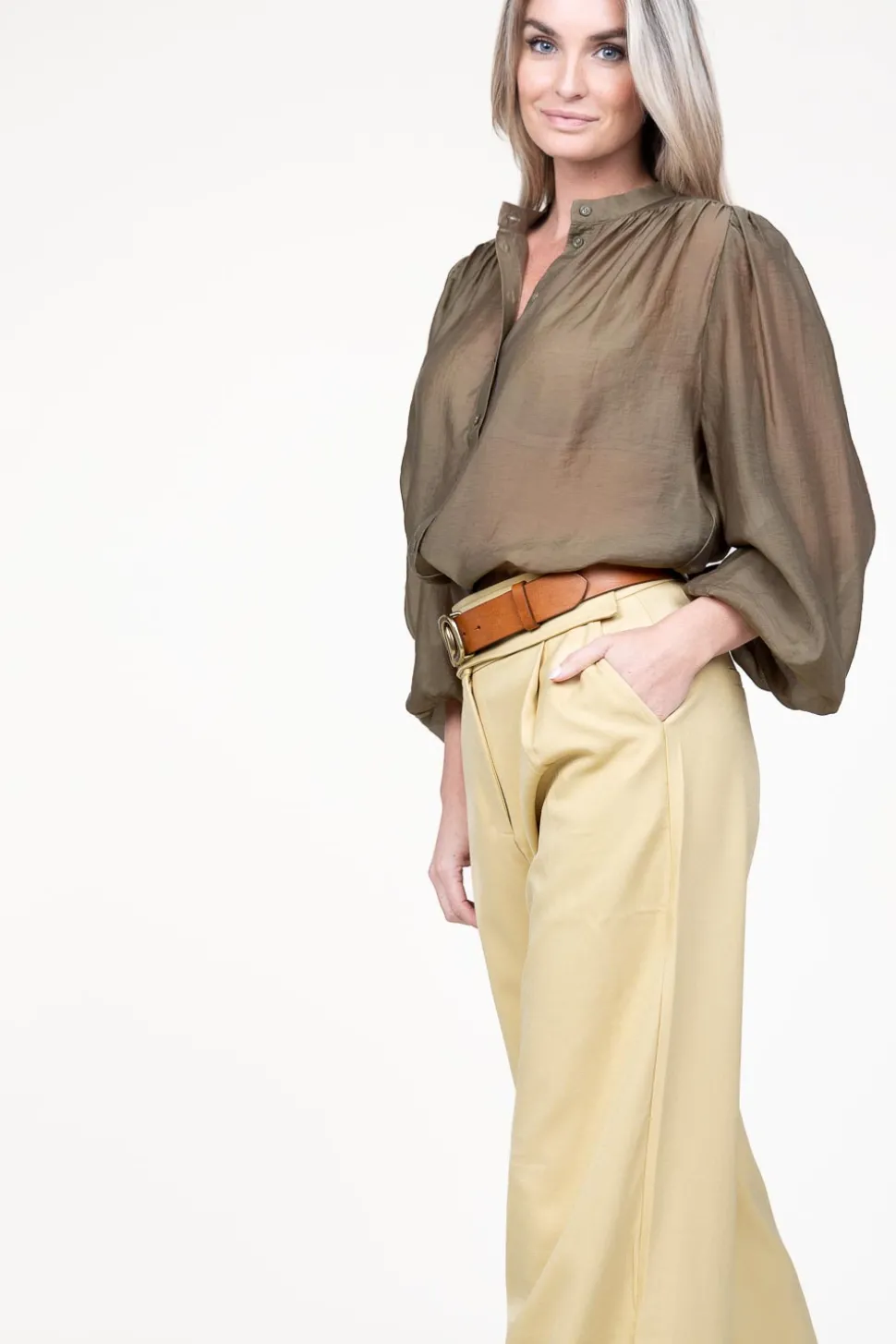 Blouse Zoya | Green... | Aaiko | Little Soho