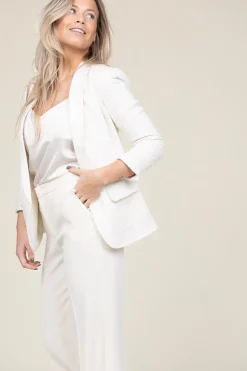 Boucle Blazer With Lurex Araz Coco | Natural... | Est'Seven | Little Soho