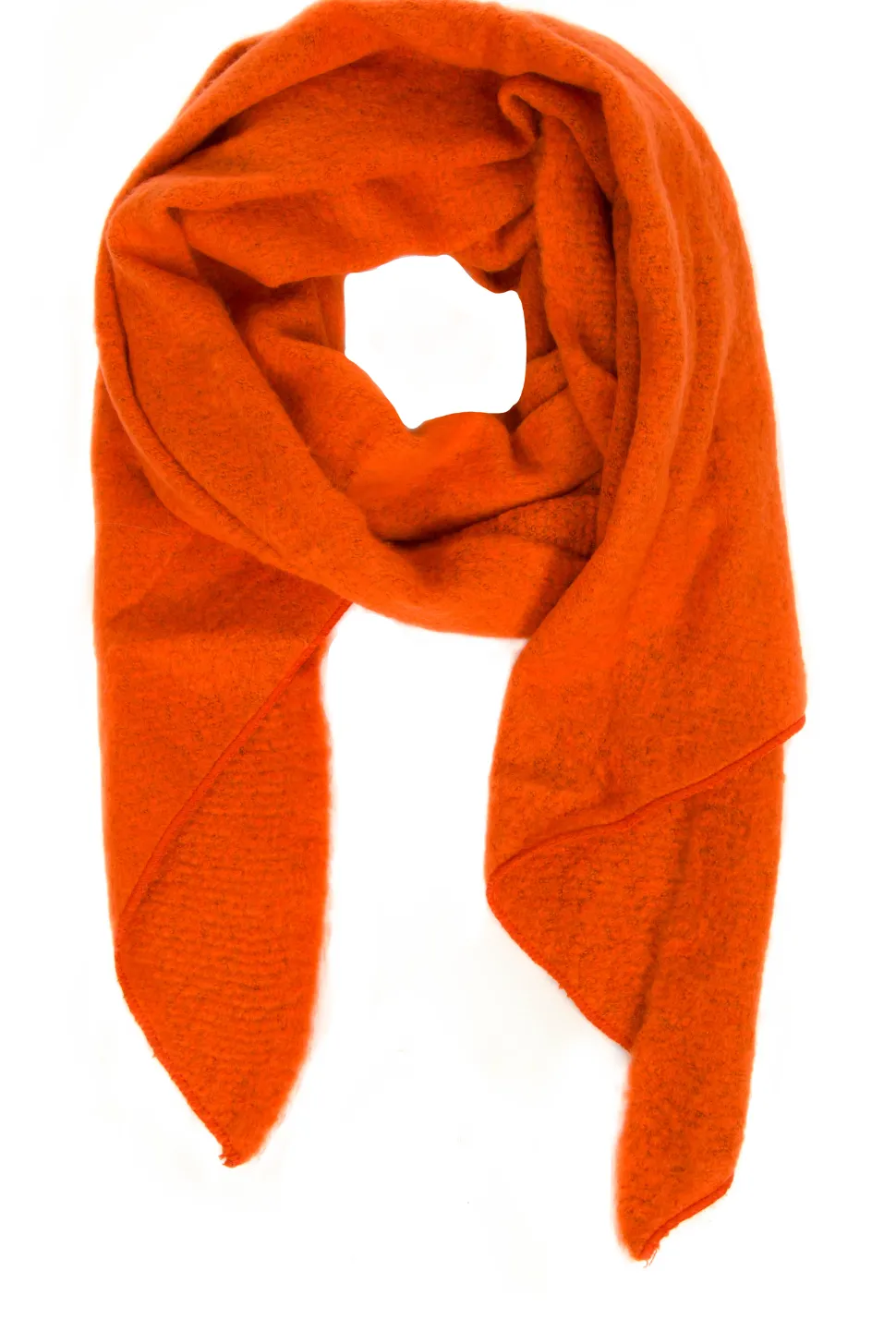 Boucle Scarf Aria | Orange... | Little Soho | Little Soho