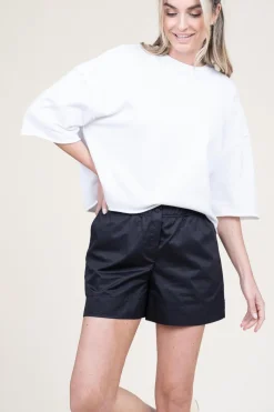 Boxy Sweatshirt Eclipse | White... | Berenice | Little Soho