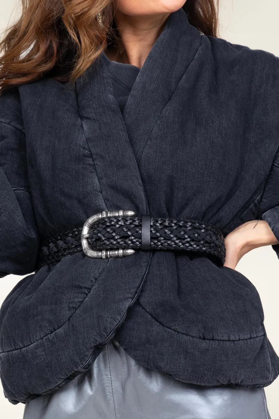 Braided Belt Barbara | Black... | Ba&Sh | Little Soho