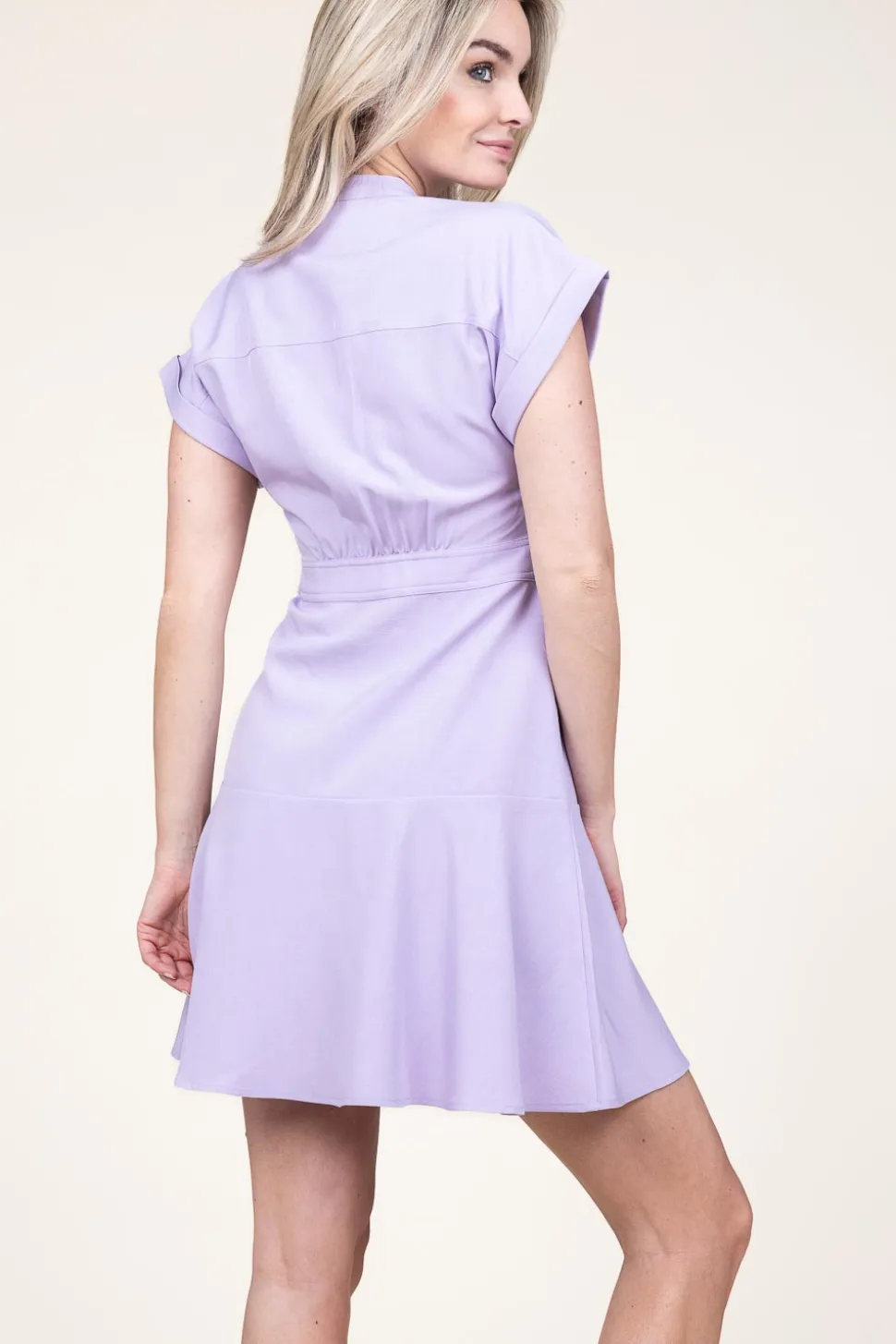 Button-Down Dress Coline | Purple... | Suncoo | Little Soho