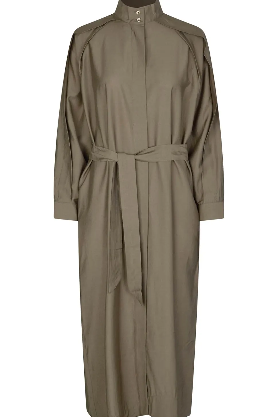 Button-Through Dress Mazar | Green... | Second Female | Little Soho