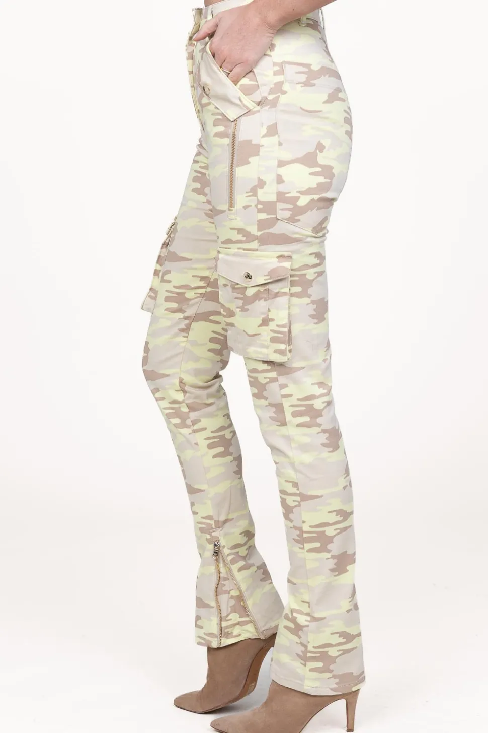 Camouflage Cargo Pants Jill | Green... | Patrizia Pepe | Little Soho