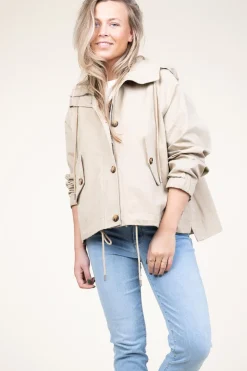 Canvas Coat May | Beige... | Alter Ego | Little Soho