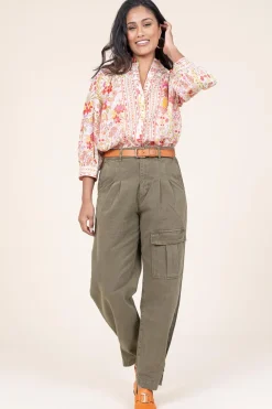 Cargo Pants Maroon | Green... | Ba&Sh | Little Soho