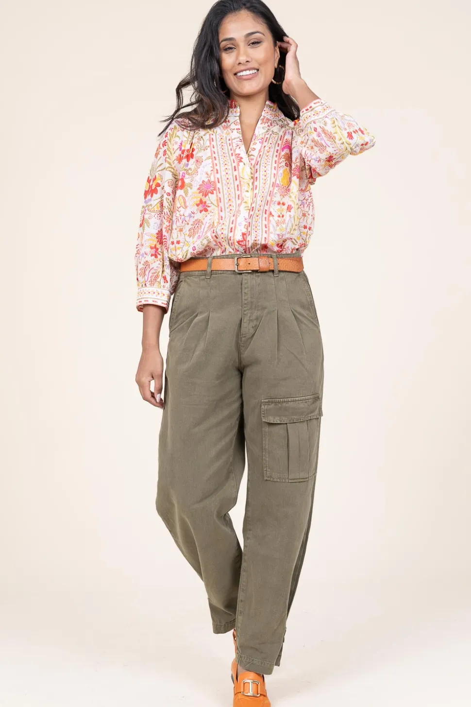 Cargo Pants Maroon | Green... | Ba&Sh | Little Soho