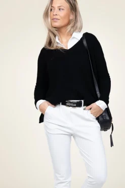 Cashmere Sweater Camille | Black... | Absolut Cashmere | Little Soho
