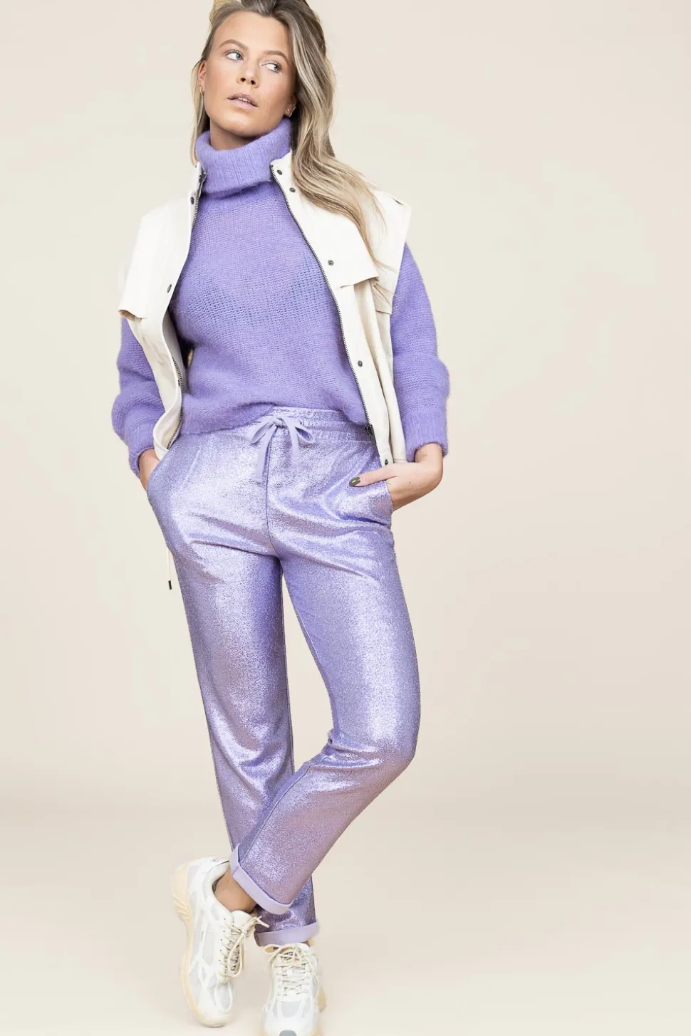Coated Jogging Azula | Purple... | Dante 6 | Little Soho