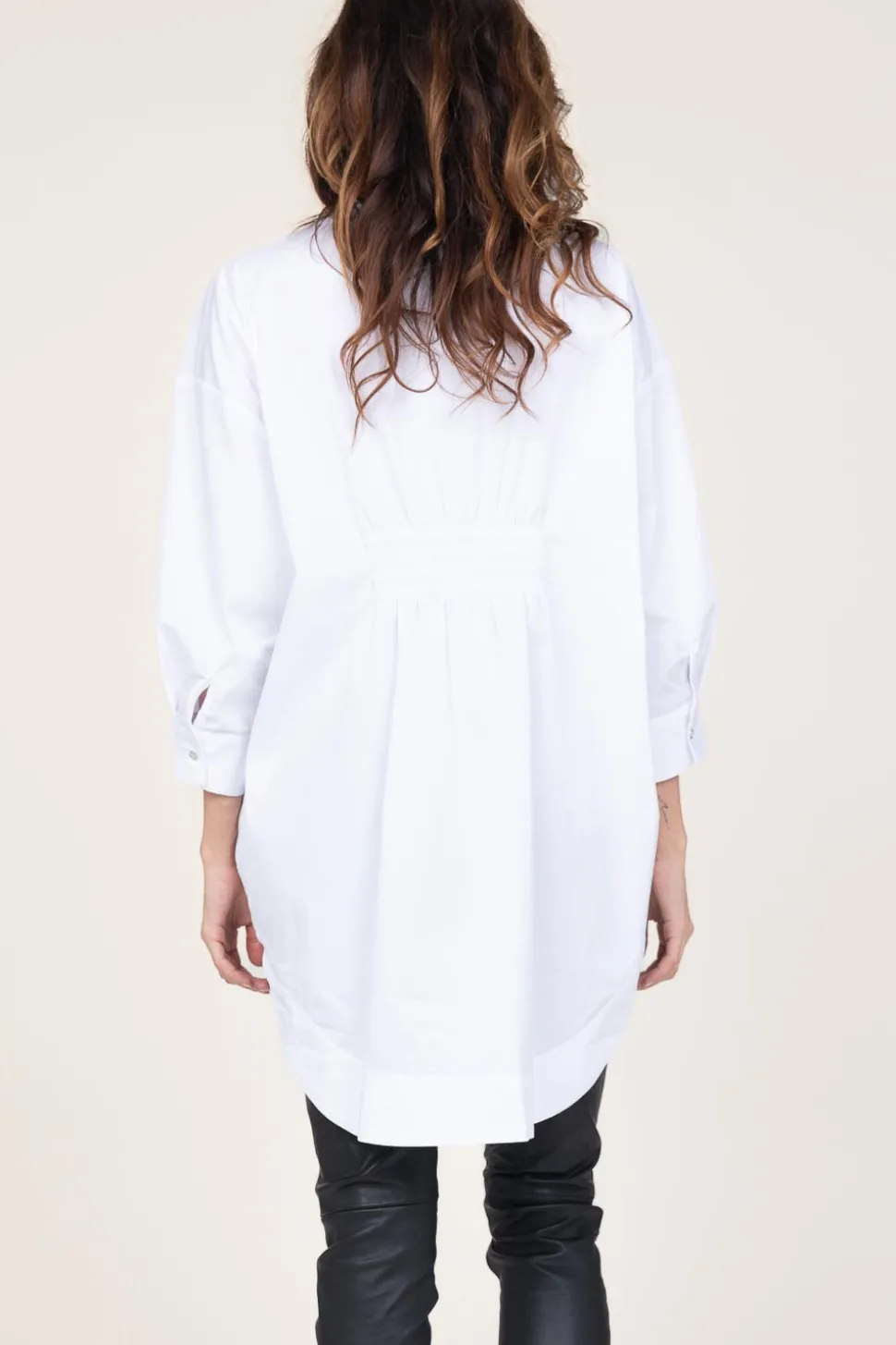 Cotton Blouse With Pockets Cotton | White... | Co'Couture | Little Soho