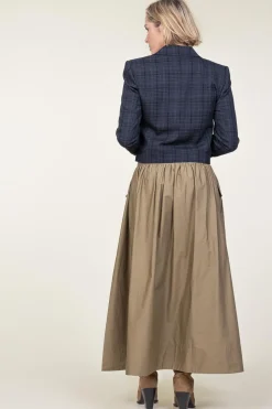 Cotton Cargo Skirt Pelambre | Green... | Mes Demoiselles | Little Soho