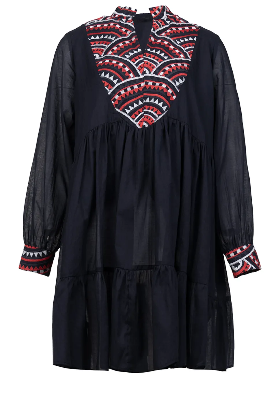 Cotton Dress Alexa | Black... | Greek Archaic Kori | Little Soho