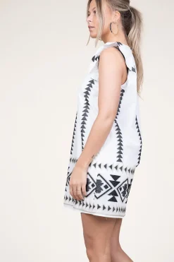 Cotton Embroidery Dress Bettina | Black & White... | Kocca | Little Soho
