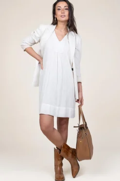 Cotton Mix Dress Ophelia | Natural... | Stella Forest | Little Soho