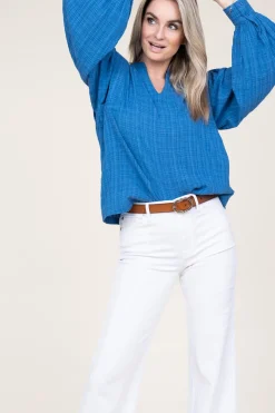 Cotton Mix Top Ophelia | Blue... | Stella Forest | Little Soho