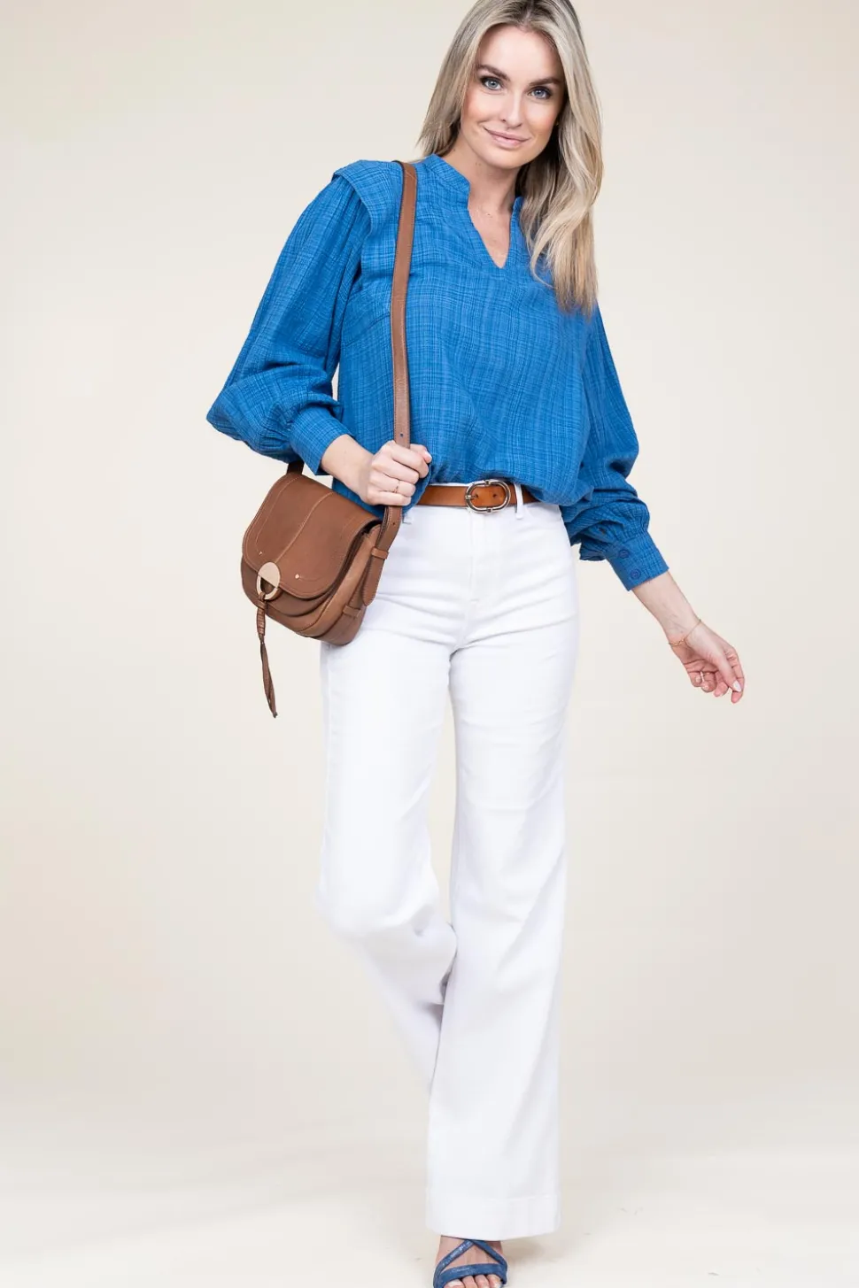 Cotton Mix Top Ophelia | Blue... | Stella Forest | Little Soho