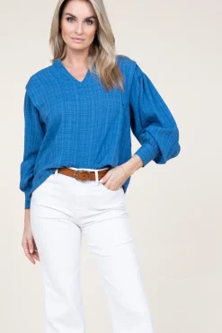 Cotton Mix Top Ophelia | Blue... | Stella Forest | Little Soho