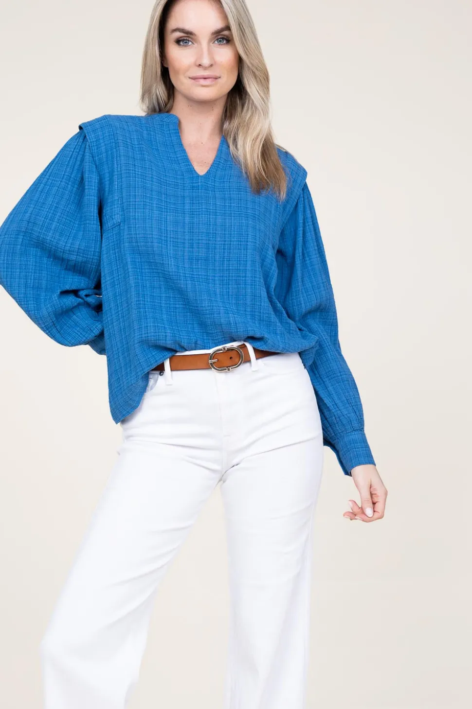 Cotton Mix Top Ophelia | Blue... | Stella Forest | Little Soho