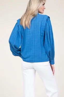 Cotton Mix Top Ophelia | Blue... | Stella Forest | Little Soho