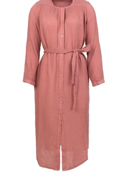 Cotton Mousseline Dress Nala | Pink... | Louizon | Little Soho