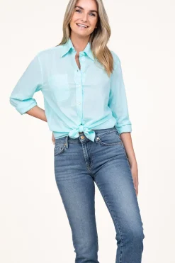 Cotton Voile Blouse Anna | Blue... | Antik Batik | Little Soho