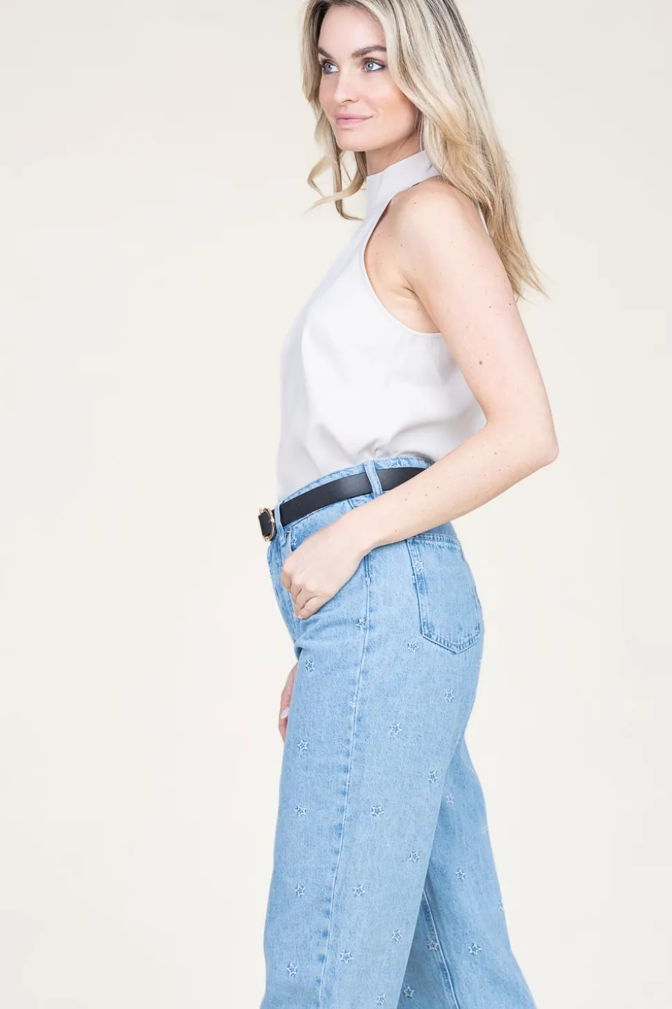 Crepe Halter Top Mickey | Natural... | Dante 6 | Little Soho