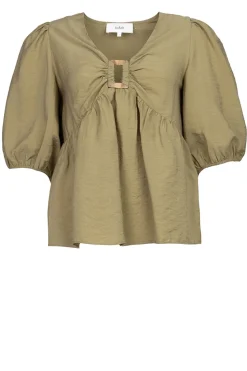 Crepe Top Locky | Green... | Ba&Sh | Little Soho
