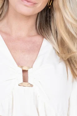 Crepe Top Locky | Natural... | Ba&Sh | Little Soho