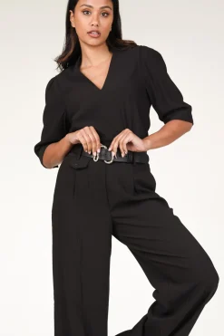 Crepe Top Malina | Black... | Dante 6 | Little Soho