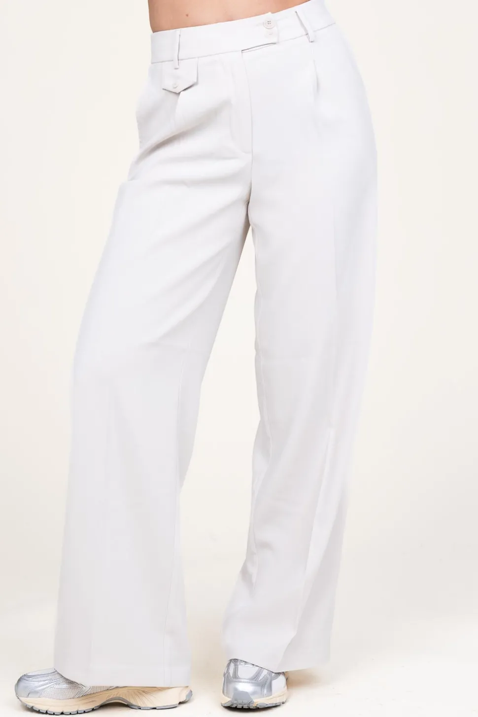 Crepe Trousers Zach | Natural... | Dante 6 | Little Soho