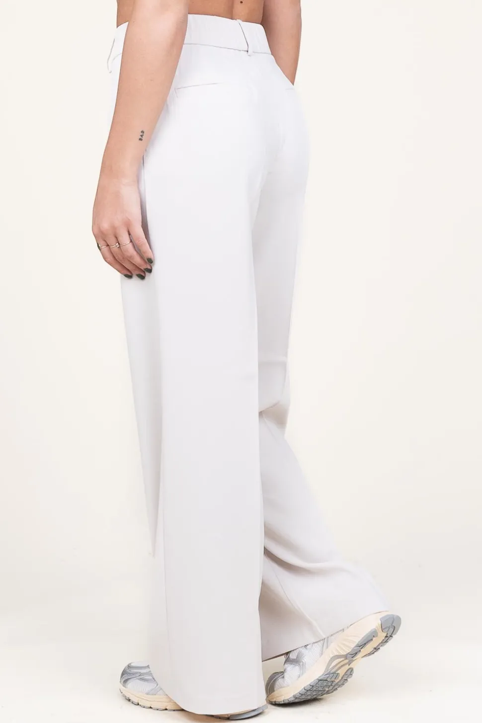 Crepe Trousers Zach | Natural... | Dante 6 | Little Soho