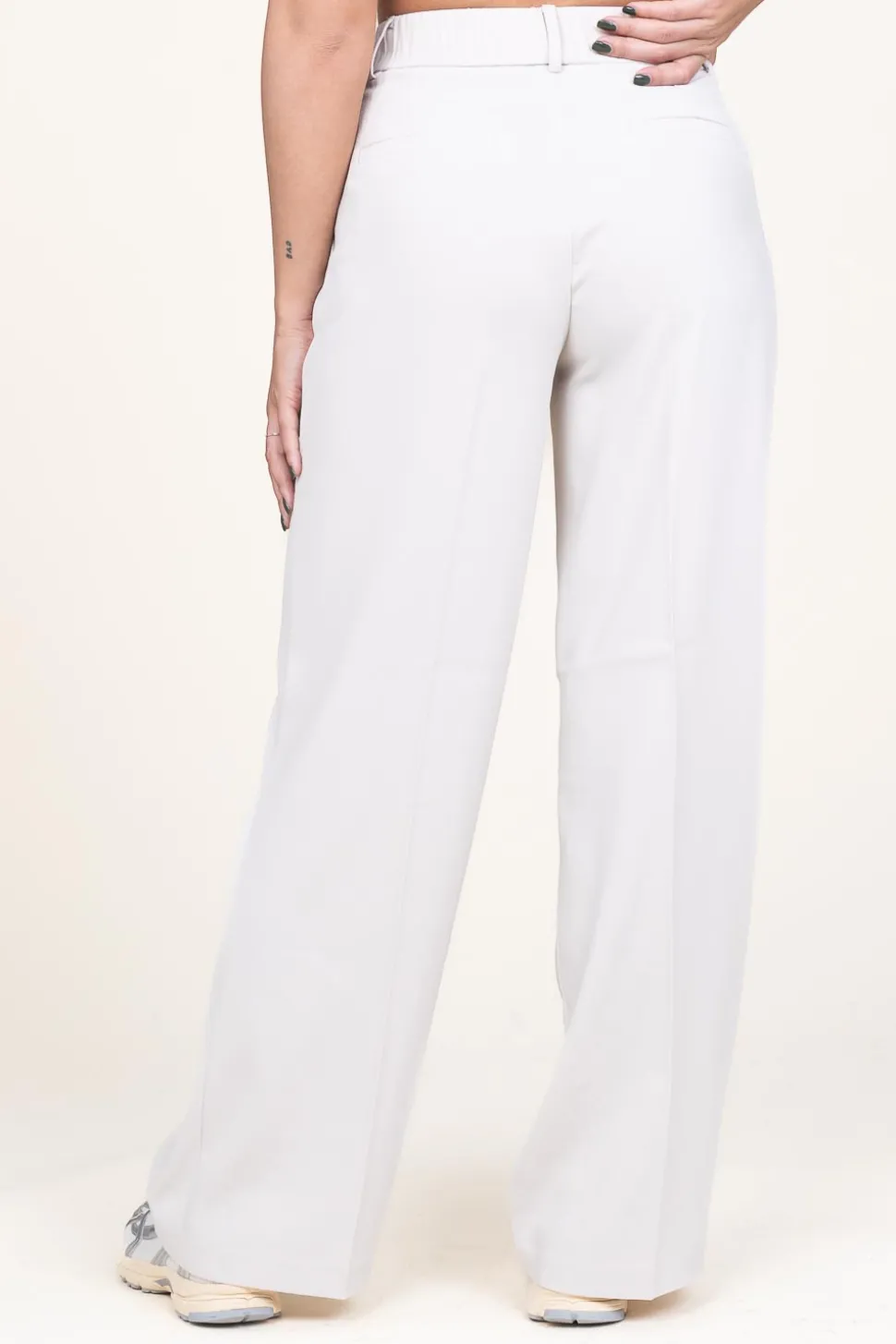 Crepe Trousers Zach | Natural... | Dante 6 | Little Soho
